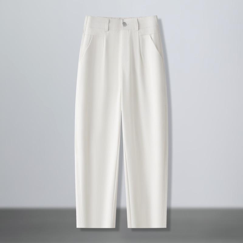 Summer High-Waisted Wrinkle-Resistant Banana Scythe Pants 2025 - Petite, Versatile, Casual Nine-Point Loose Fit