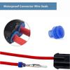 400 Pcs Sealed 1.5mm 3.5mm Rubber Seal Silicone Cable Wire Seals Connector for Waterproof Automotive Electrical Plug