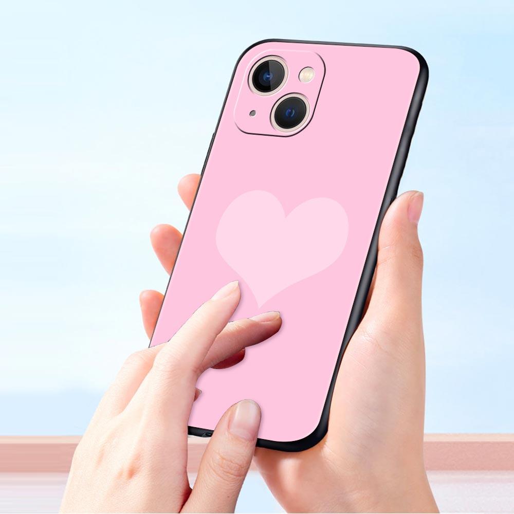 Gold Rosa Rose Glitter Herzen Für iPhone 11 12 13 15 14 Pro Max Telefon Fall X XR XS 7 8 plus SE 2020 Luxus Soft Cover Funda