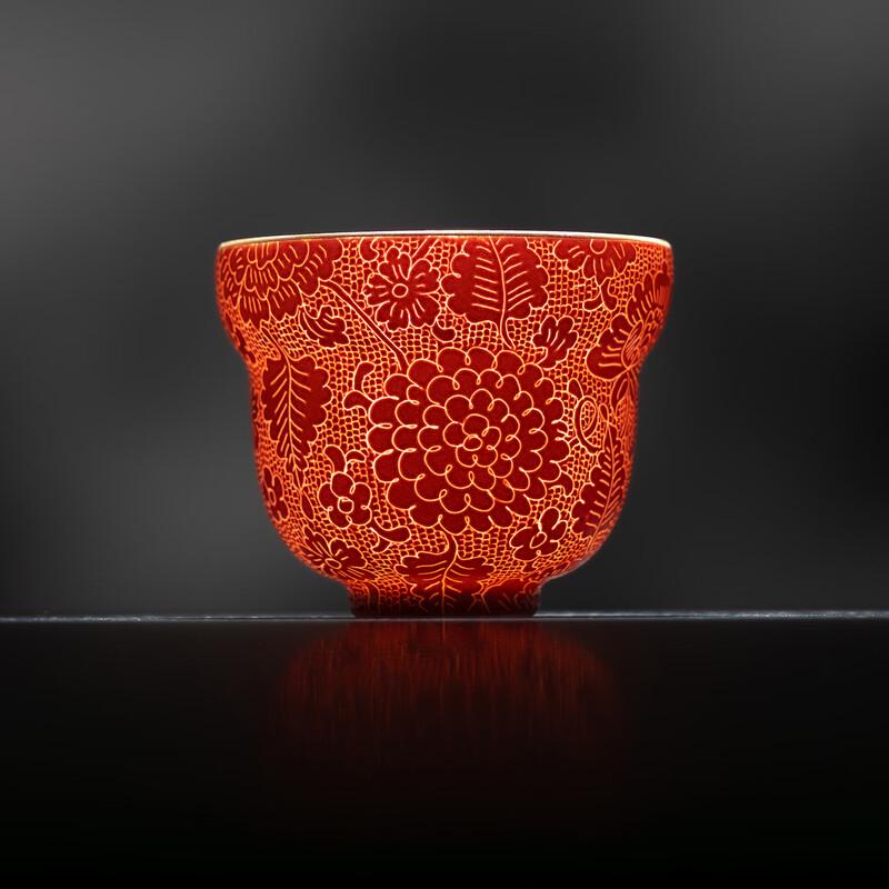 Jingdezhen Hand-Painted Gourd Master Teacup