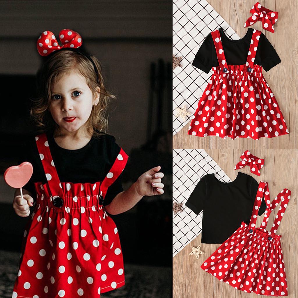 

(Курица Кунг Пао)Комбинезон с однотонным топом и рюшами в горошек для маленьких девочек и высокой талией для маленьких девочек