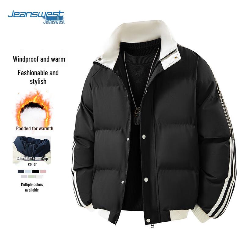 Jeanswest Unisex Winter Stand Collar Padded Jacket