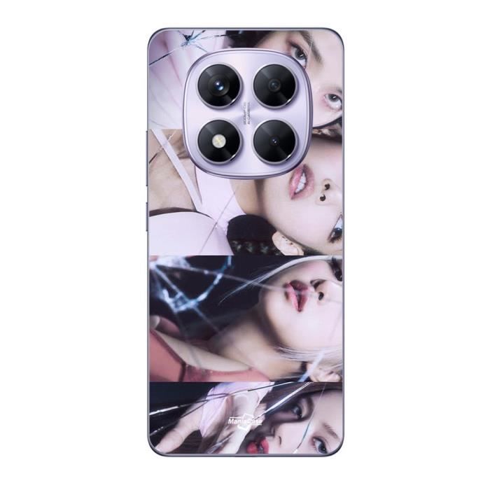 Coque - Xiaomi - Redmi Note 14 Pro 5G - Noir - Groupe Blackpink - Souple