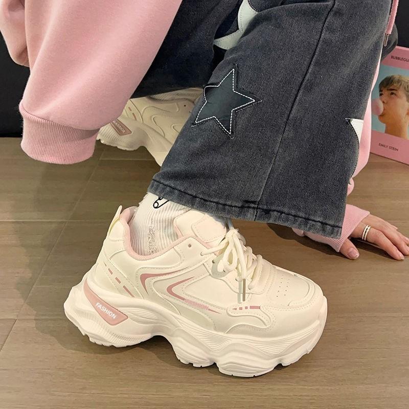 New women's shoes versatile platform ins dad shoes autumn high-value small fragrant sports casual shoes