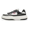 Anta Casual Simple Height Increasing Lightweight Low Top Skate Shoes Men Sneakers Black White 912438011-2