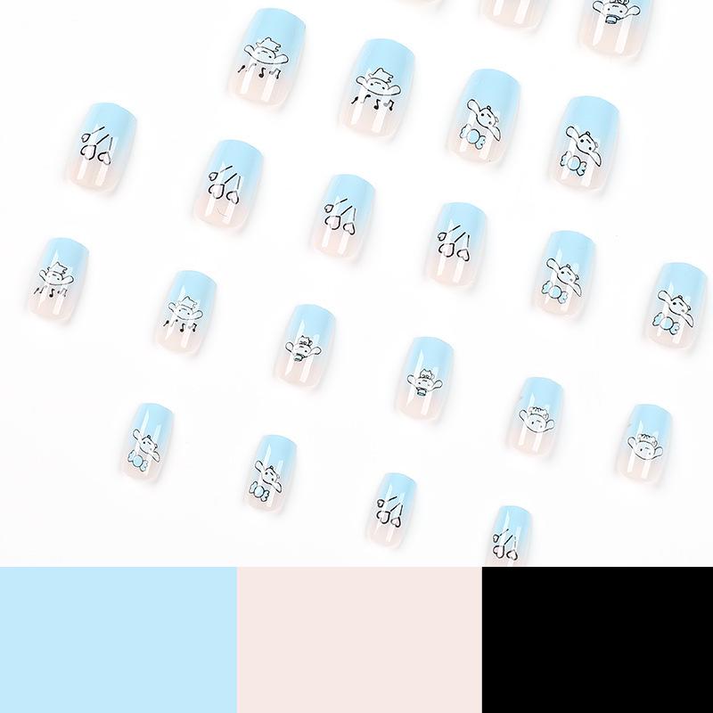 Cinnamonroll Cuore Caramella Piccola Nail Art Unghie Indossabili e Adesivi