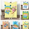 Anime Character M-MirumoS Throw Lightweight 240g Flannel Blanket Soft Skin-friendly for Summer Cooling