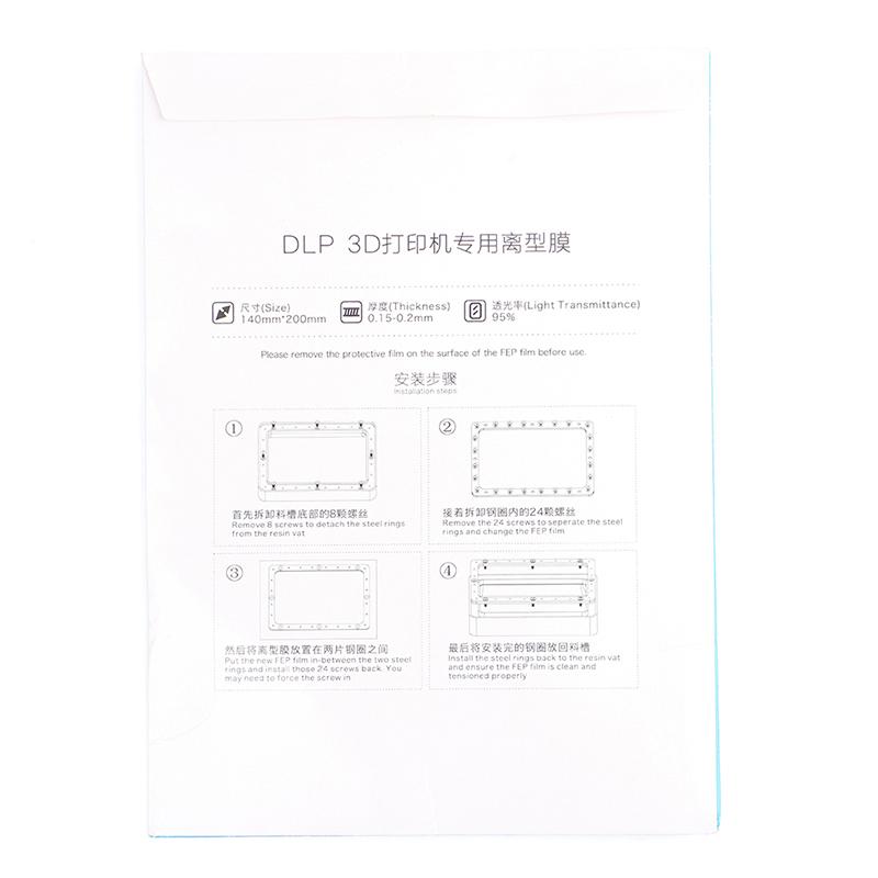 2Pcs Fep Film For Photon Mono X Resin 3D Printer Sla/Lcd Fep Sheets