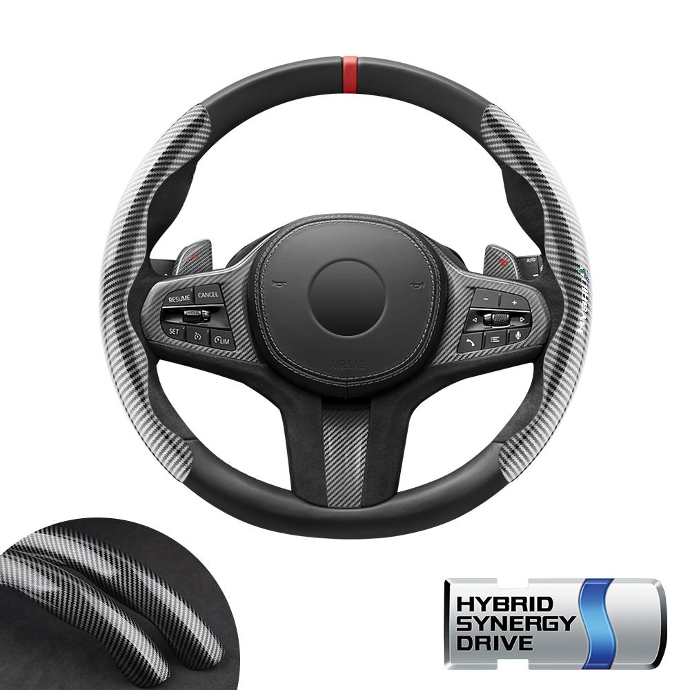 

Для Hybrid Synergy Drive Toyota Prius Camry Rav4 yaris Crown Auris ford Hyundai Honda автомобильный чехол на руль автомобиля