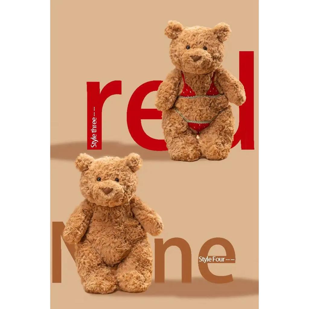 28/36/40cm Simulation New High Quality Sexy Bikini Bear Doll Stuffed Plush Toy Cartoon Anime Cute Pillow Gift for Friends Fun Doll