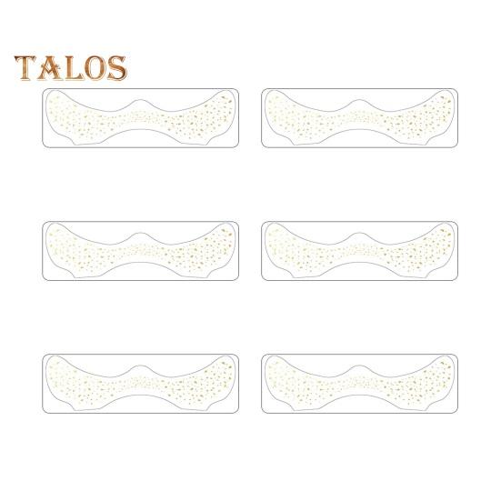 

6 шт. золотых блестящих веснушек для лица, наклейки-татуировки, водонепроницаемые искусственные веснушки, мерцающие блестки для макияжа для гламурного образа, праздничные сверкающие B