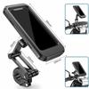 Anti-shake Motorcycle Phone Holder 360° Swivel Waterproof Rearview Mirror Bracket Universal Adjustable Bicycle Phone Stand MTB