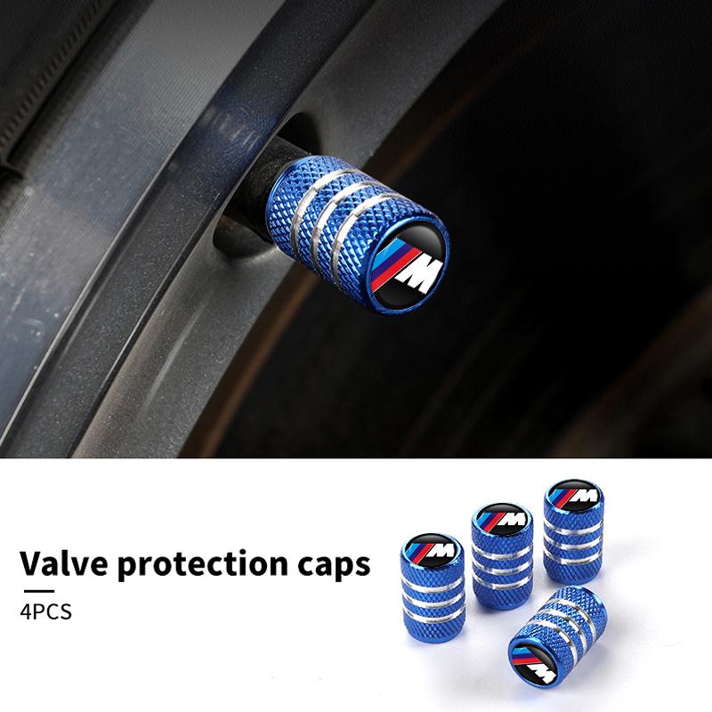 Nieuwe 4 stuks Auto Wiel Band Ventieldoppen Luchtstang Covers Accessoires Voor BMW E90 E60 E46 E39 F30 F10 E87 X3 X4 X5 X1 G30 G20 M3 M5