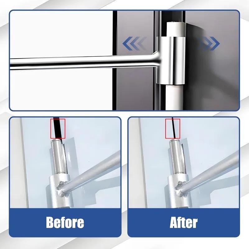 Double Head Hinge Gap Adjusting Tool Labor Saving Repair Wrench for Door Cabinet Furniture Home Use with Round Bolt Hand Tools