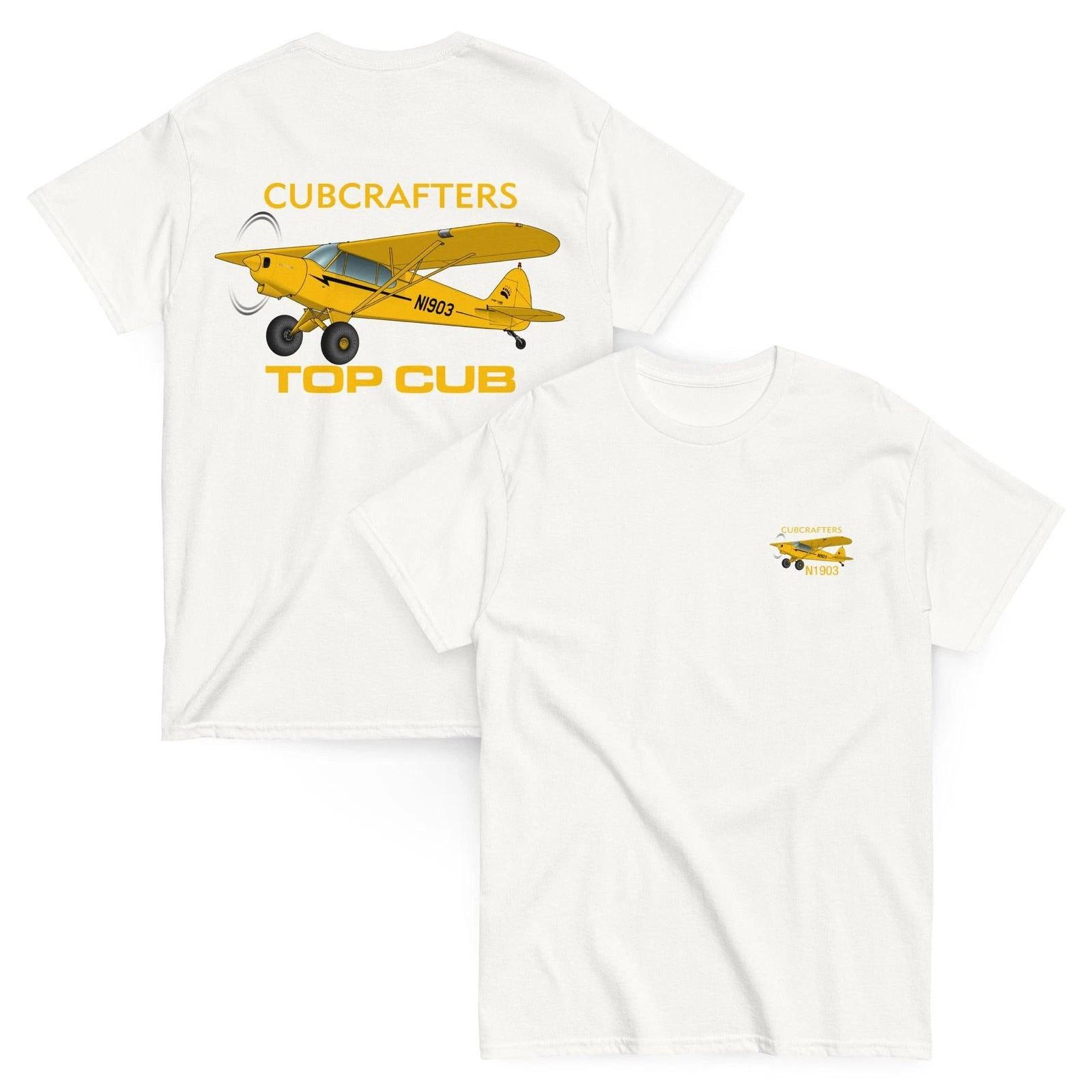 

CubCrafters CC18-180 Top Cub Airplane T-Shirt - Personalized w/ Your N# - Back & M