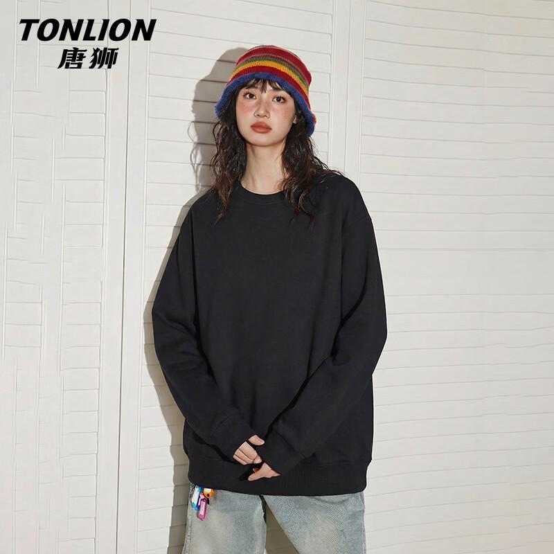 TonLion Women's Long Sleeve Crewneck Sweatshirt