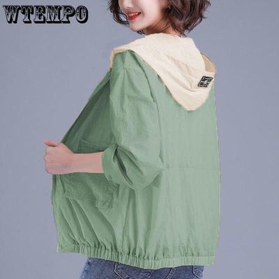 Sun-Proof Clothing Women's UV New Anti-Ultraviolet All-Match Sun Protection Clothing Female Coat Jacket Hooded Top