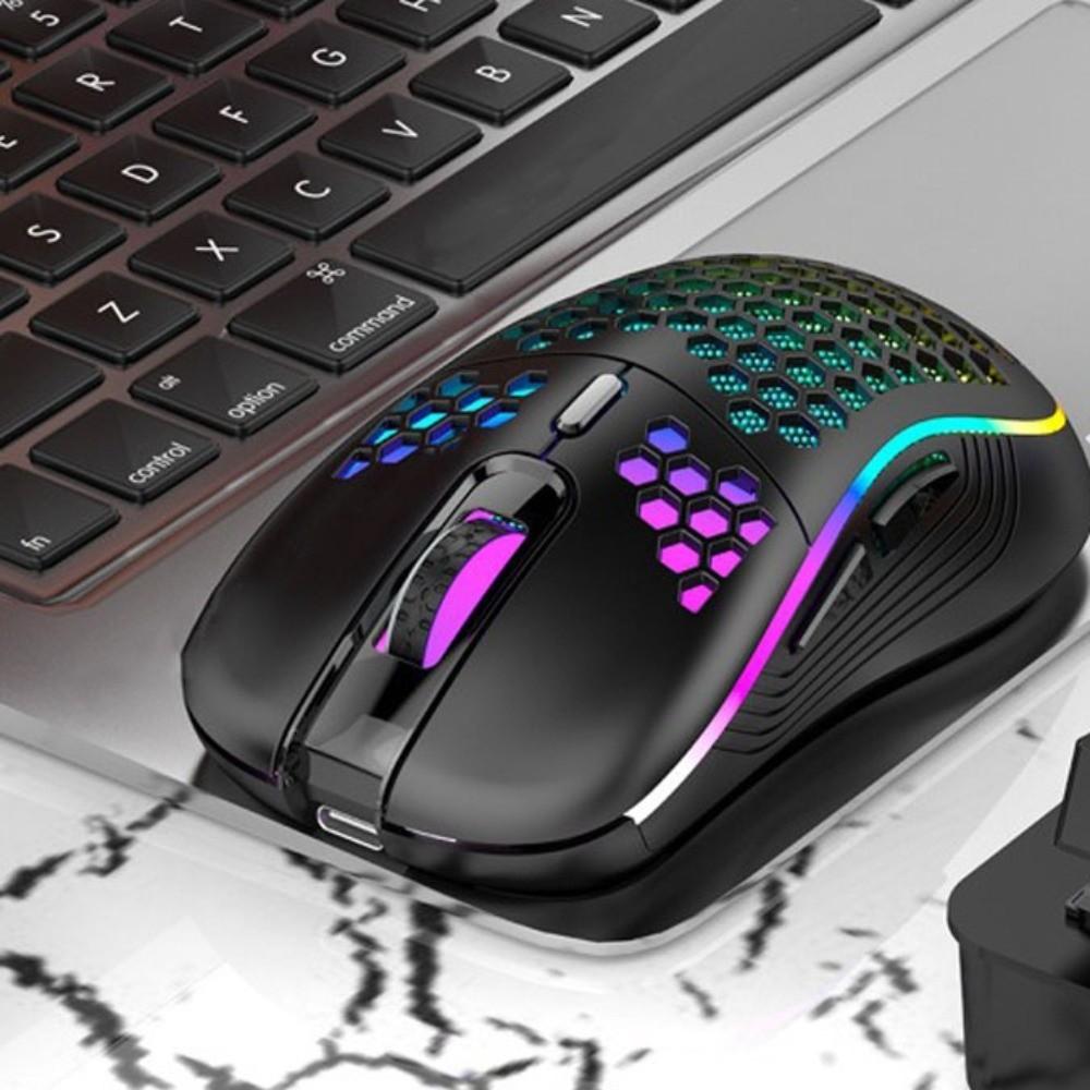 Adjustable DPI Gaming Mouse Rechargeable 2.4G Wireless Mouse  Computer Accessories