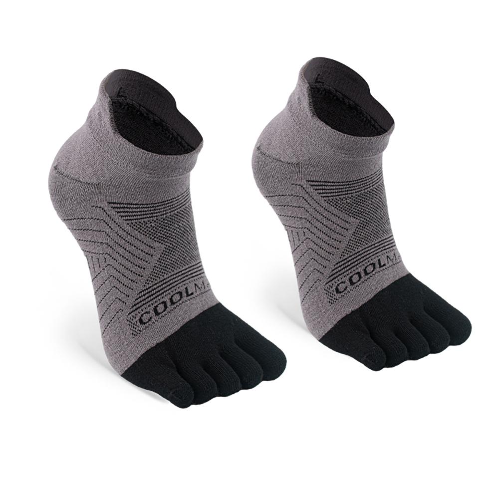 

1/4/6 PAIRS COOLMAX Sports Socks Breathable Elastic 5 Toes Sports Socks Quick Drying Wicking Moisture Athletic Running Socks L