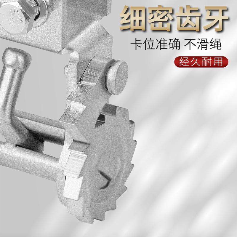 Stake Pocket Winch Compact Steel Rope Clamping Tool Flatbed Trailer Accessories Track Sliding Winch For Trucks Car Cargo