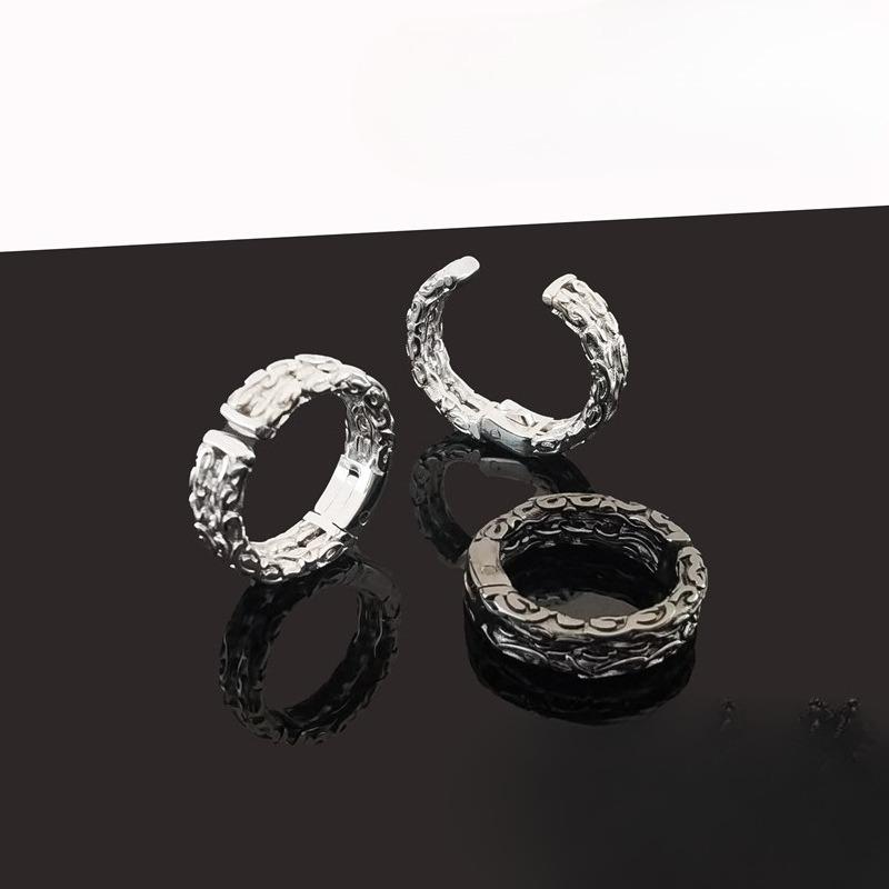 Retro Painless Ear Clips Without Ear Holes for Women with A Sophisticated Style, Small-sized Ear Bone Clips for Men, Trendy Earrings, Fake Ear Studs