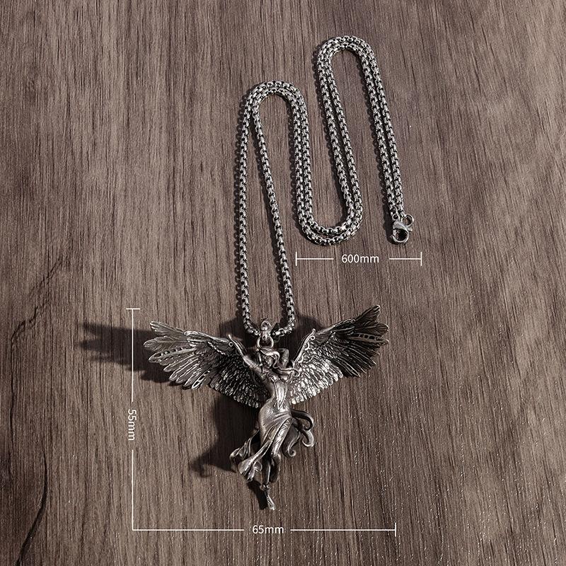 Pendant Retro Angel Goddess Versatile Necklace