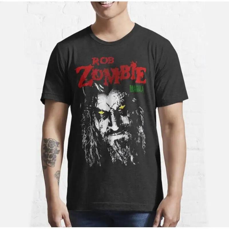 Винтажная футболка Rob Zombie 90-х, группа хэви-метал, для фаната S разноцветный