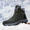 Snow Boots Man Platform Boots Non-slip Men Winter Shoes Plush Warm Ankle Boots Waterproof Comfortable Male Boot Big Size 48