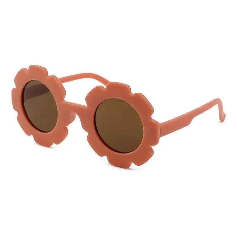 1-3pcs Sun Flower Cute Kids Sunglasses Boy Girls Toddler Lovely Baby Flowers Style Girls Outdoor Children Sunglasses