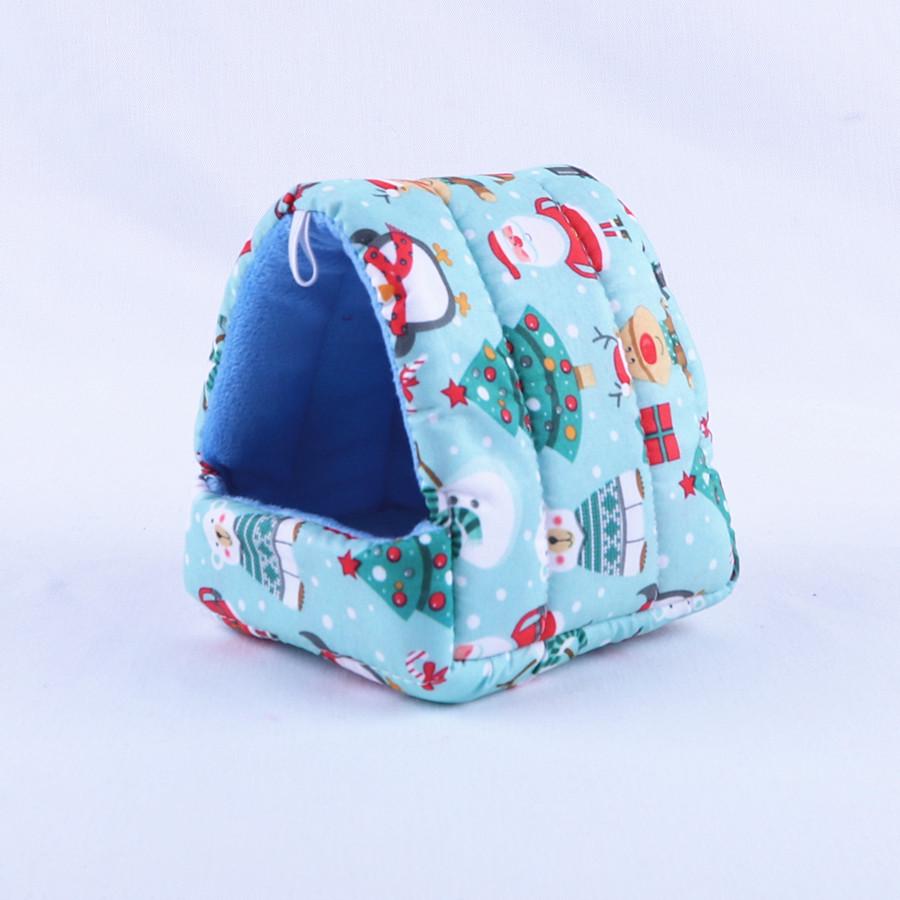 Ciepły hamak dla papug: Gniazdo bawełniane ze skóry tygrysa dla małych zwierząt, takich jak chomiki, jeże, wiewiórki i świnki morskie