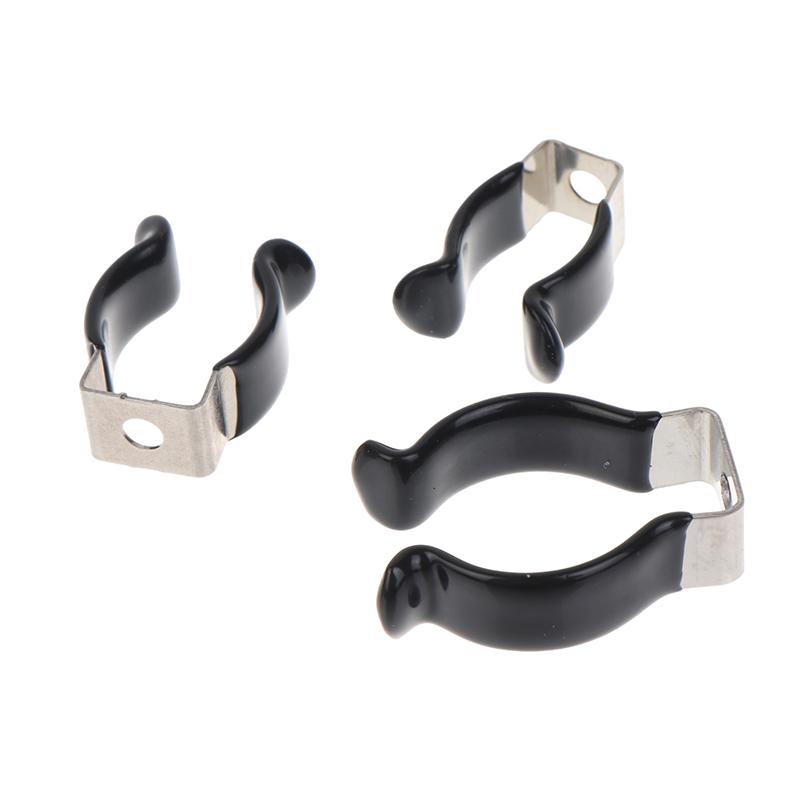 5Pcs U Clips Holder Bracket T5 - T10 Type Black Plastic Dipped Clamps Lamp Support Lampholder For Pipe Clamps