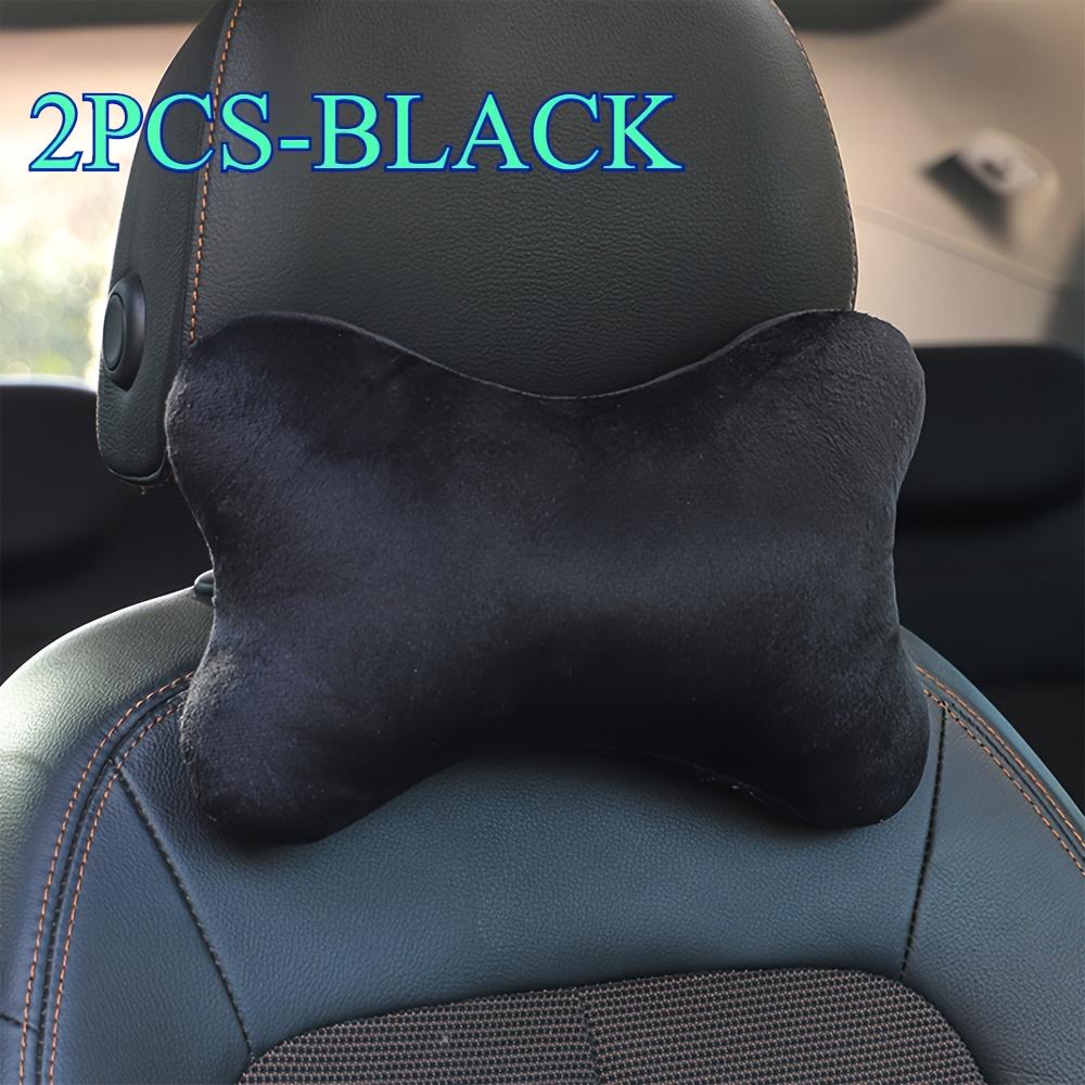 Car Winter Neck Pillow, Solid Color Simple and Convenient Headrest Cushion, Effectively Fits Your Neck, Soft and Comfortable