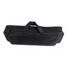 NUZAMAS Portable Fishing Bag, Steel Wire Fishing Tackle Bag, Black Fishing Tackle Tool Storage Bag, Fishing Rod Bag, Leisure Bag