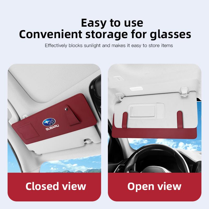 Keychain Car Sun Visor Extender Anti-glare UV Retractable Sun Shield Multifunctional Accessorie For Subaru STI XV Forester BRZ ysi8