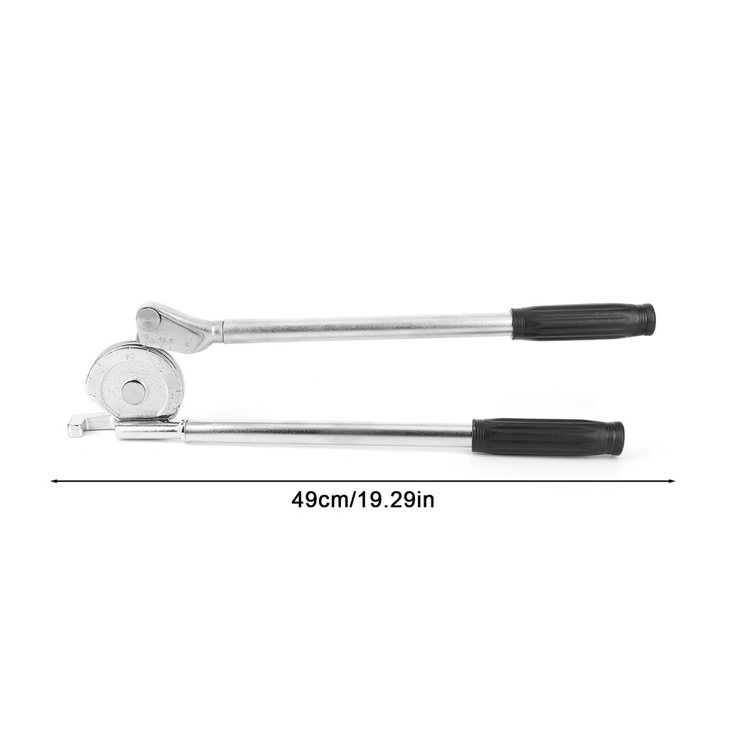 12mm 1/2in Kupfer-Sanitärbieger Tragbares Rohrbiegegerät Verstellbarer Winkel Rohrbieger für Metall Aluminium Kupfer