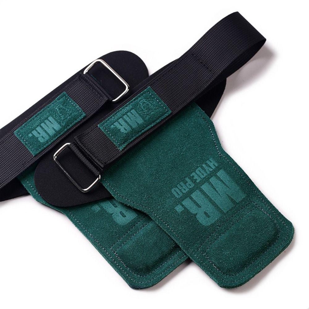 1 Pair Leather Fitness Power Straps SBR Deadlift Power Straps Gym/Fitness