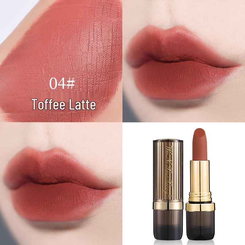 Winnie the Pooh Satin Matte Lipstick - Long-Lasting, Non-Stick Color Lock, Velvet Finish, Enhances Complexion