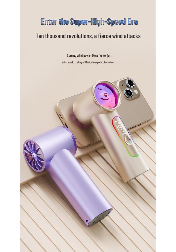 **V9 Foldable High-Speed Handheld Mini Fan for Outdoor Cooling**