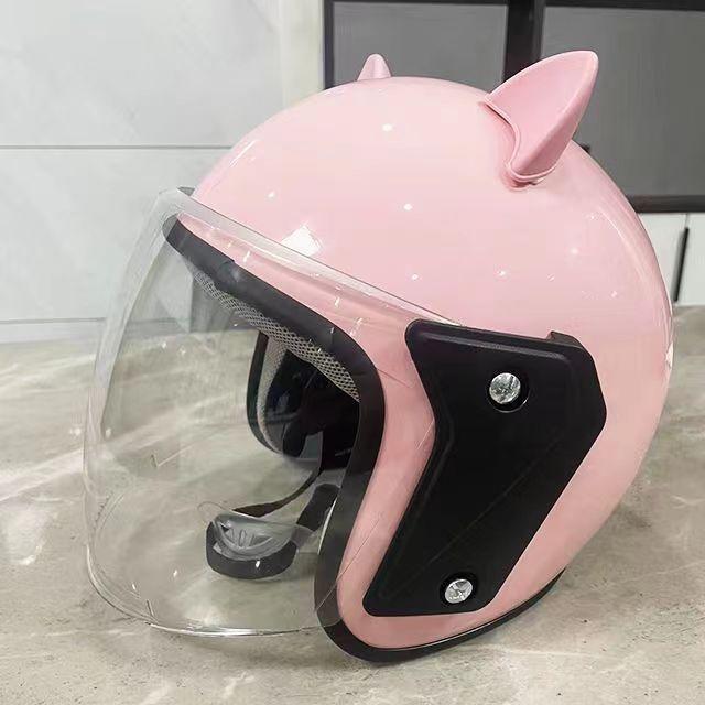 Adult Electric Car Helmets Fashionable Ear Protection and Warm Autumn and Winter Four Seasons Universal Electric Car Security Protective Helmets