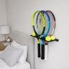 Space Saving Sports Ball Storage Rack Large Capacity Tennis Racket Display Rack  Badminton Hall