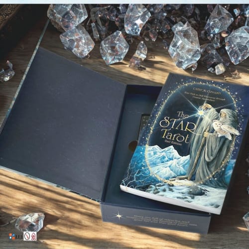 I.I.J. The Star Tarot, Waite Edition, 78 Cards, Tarot Cards for Divination, Astrology, and Space, Includes Japanese Instructions, Authentic Product