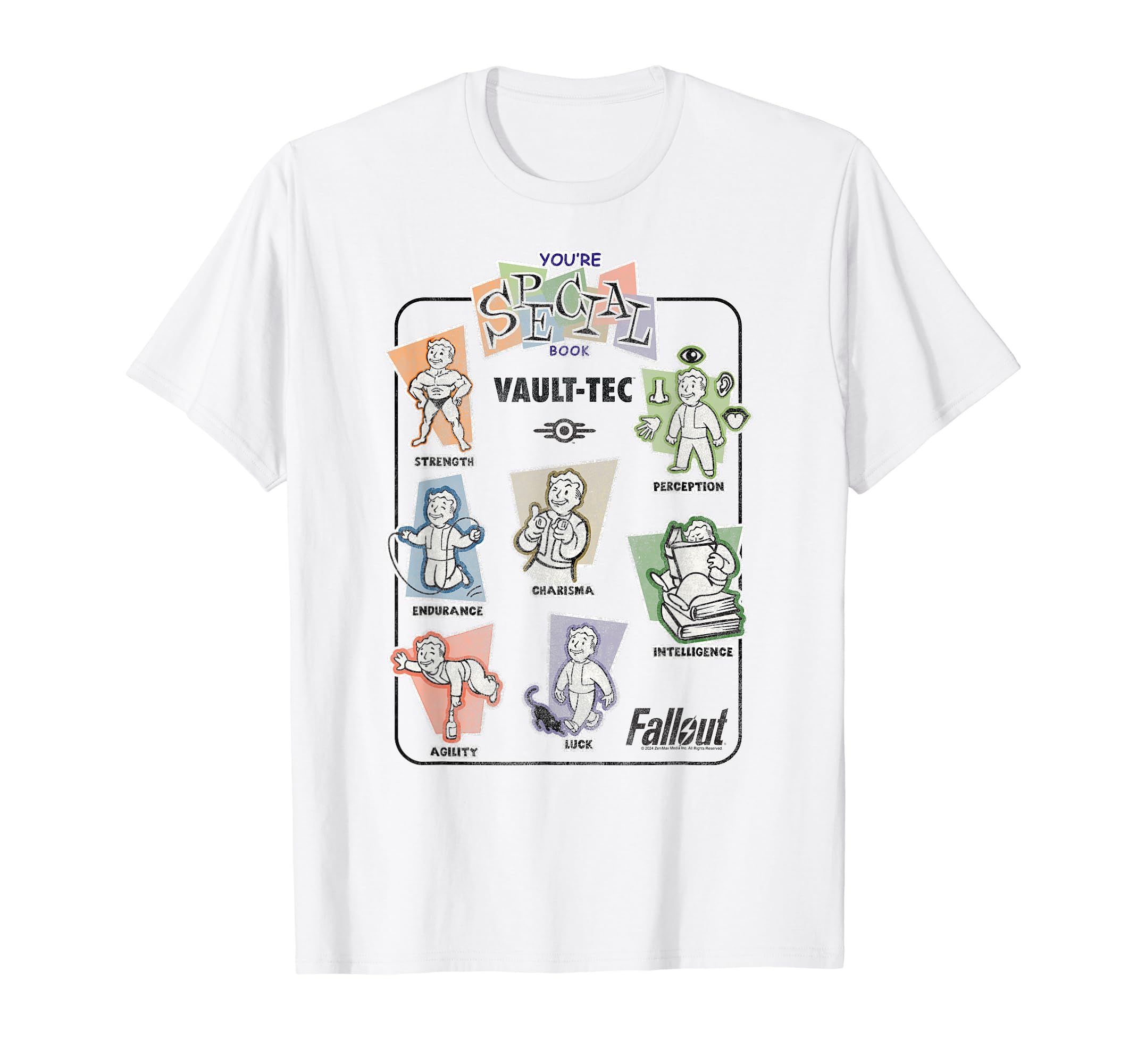 

Fallout Video Game Vault-Tec You re Special Book Vintage T-Shirt