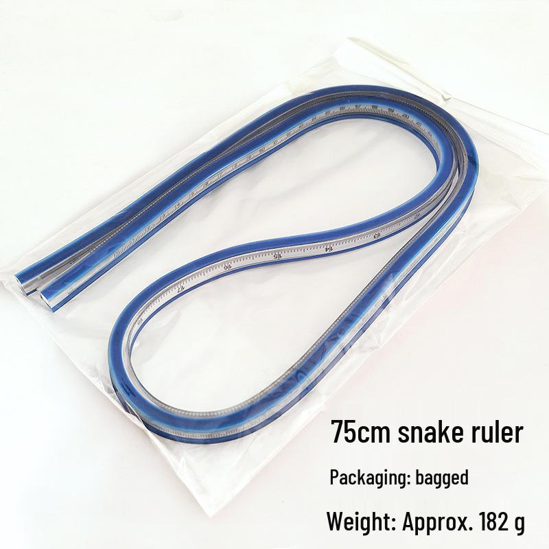 Snake Ruler: Multifunctional Curve Ruler for Clothing Patterns, Art, Manga, Engineering, and Architectural Design