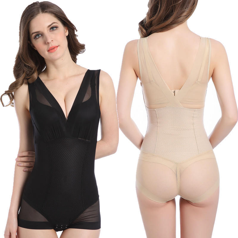Sexy Mesh Shapewear Frauen Body Push-Up Bh Wiedergutmachung Tank Top Taille Trainer Bauch Tuck BodyShaper Transparente Dessous