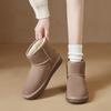 Augustus Snow Boots Autumn and Winter New Velvet Thickened Short Boots Platform Casual Comfortable Bread Cotton Shoes