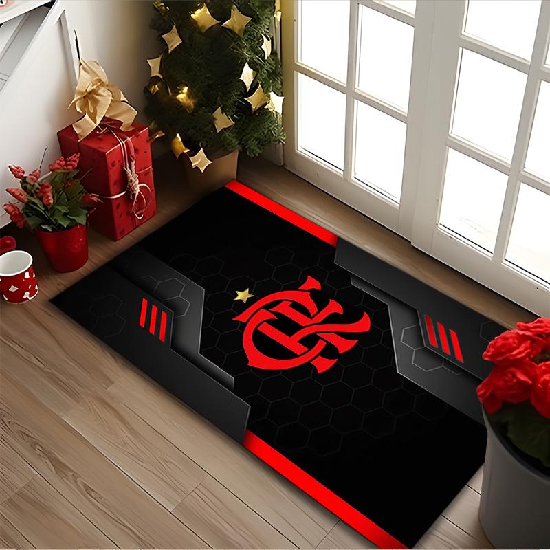 1pc Rangers FC Rug, Digital Printed Home Chair Sofa Mat, Durable Office Area Carpet, Beautiful Festival Decorations