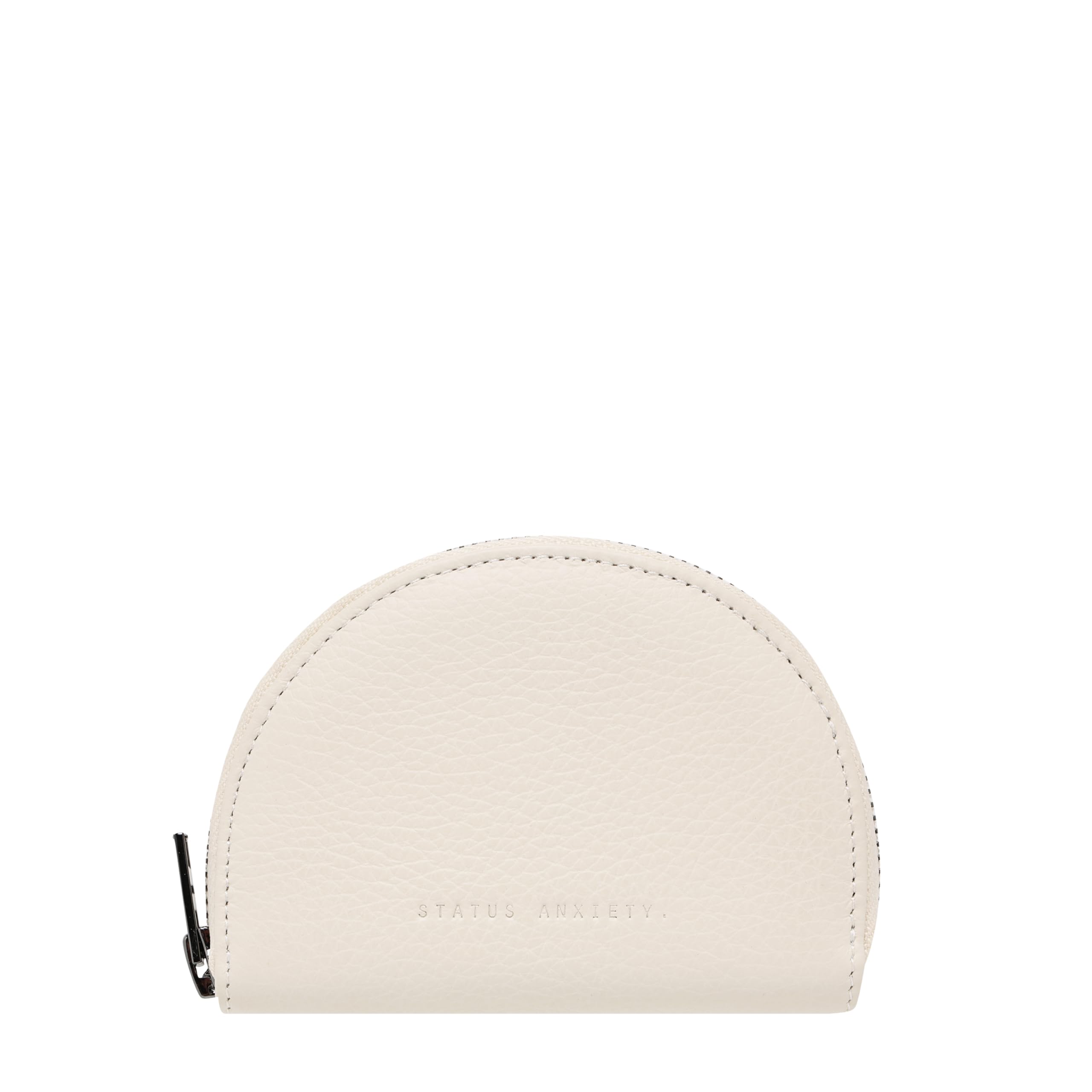 

LUCID Coin Case Wallet Leather Genuine Leather Mini Wallet Mini Wallet Coin Purse Compact Cowhide Chalk [Status Amongst] Women s Men s