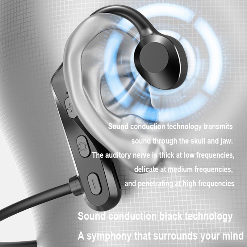 Xiaomi 2pcs Wireless Bluetooth Earphone Neck-Mounted Air-Conduction Bluetooth Headphone Ear-hook Open-type Sports Outdoor Headphone