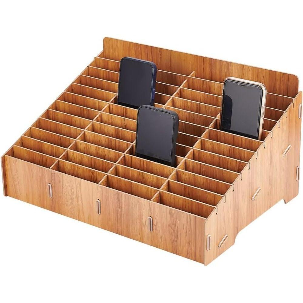 Detachable Phone Storage Box 12/24/36/48Grid Card Holder Rack  for Office Student Use
