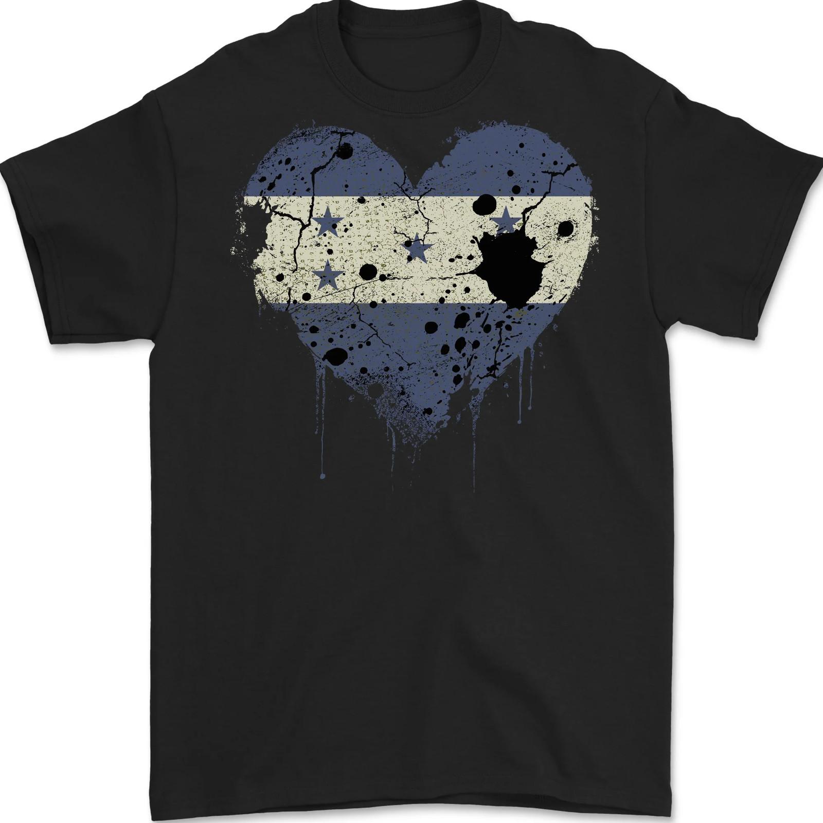 Love Honduras Flag Honduran Day Football Mens T-Shirt 100% Cotton S разноцветный